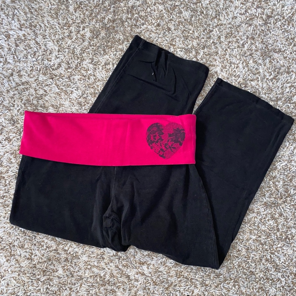 Pink Cropped Leggings